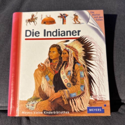 Meyers Buch Die Indianer, zu finden beim Stand 155 am Standort Flohkids Hamburg West