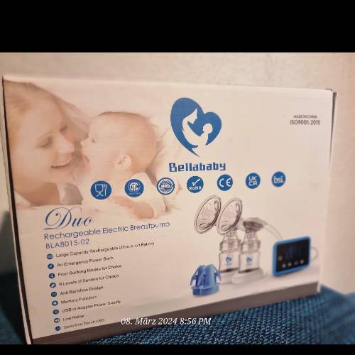 Bellababy electric Breastpump , zu finden beim Stand 50 am Standort Flohkids Hamburg West